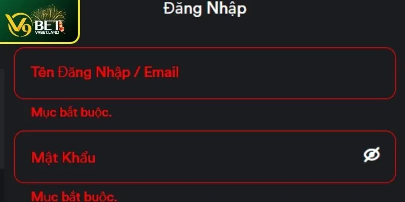 Những thao tác đăng nhập V9BET nhanh chóng và hiệu quả